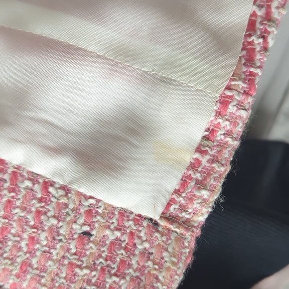 Pink tweed blazer jacket - Picture 11 of 11